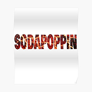Sodapoppin Posters - Sodapoppin Cracked Lava Poster RB1706