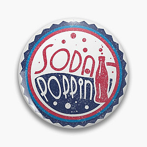 Sodapoppin Pins - Sodapoppin Retro Soda Pop Bottle Cap Blue  Pin RB1706