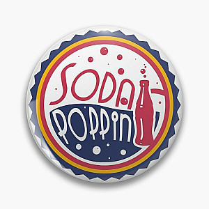 Sodapoppin Pins - Sodapoppin Retro Soda Pop Bottle Cap Red Pin RB1706