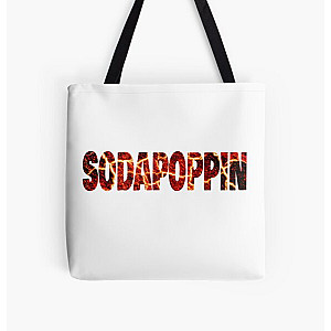 Sodapoppin Bags - Sodapoppin Cracked Lava All Over Print Tote Bag RB1706