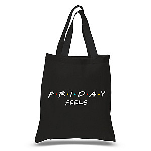 Friends Bags – F.R.I.E.N.D.S “Friday Feels” 100% Cotton Tote Bags