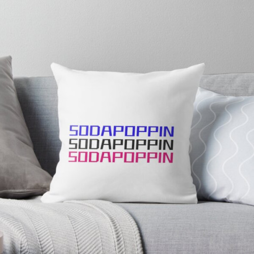 Sodapoppin Pillows - Sodapoppin  Throw Pillow RB1706