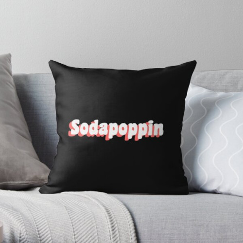 Sodapoppin Pillows - Pink Sodapoppin Trendy Throw Pillow RB1706