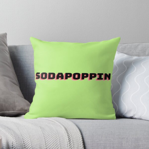 Sodapoppin Pillows - Sodapoppin Throw Pillow RB1706