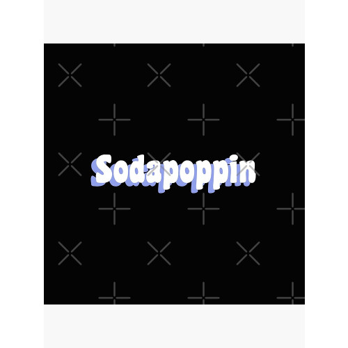 Sodapoppin Pillows - Light Blue Sodapoppin Trendy Throw Pillow RB1706